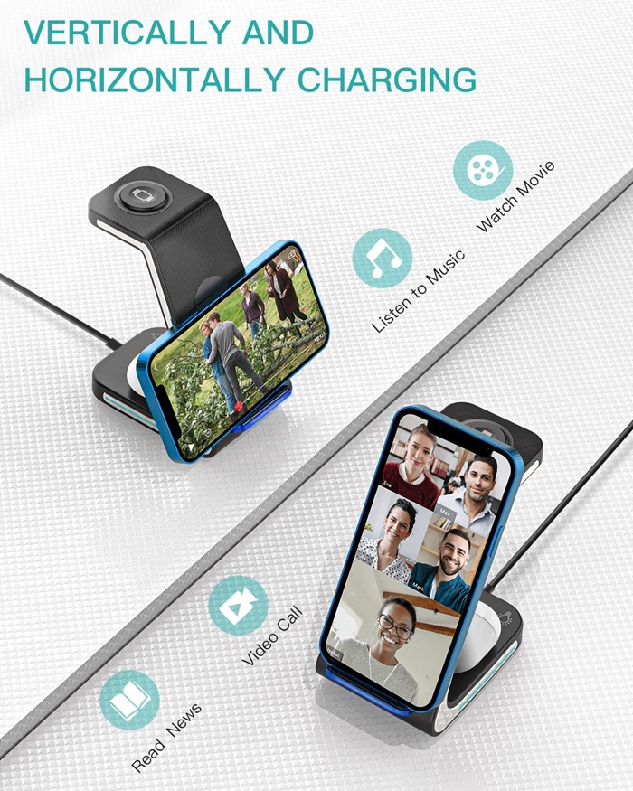 3 in 1 Wireless charging