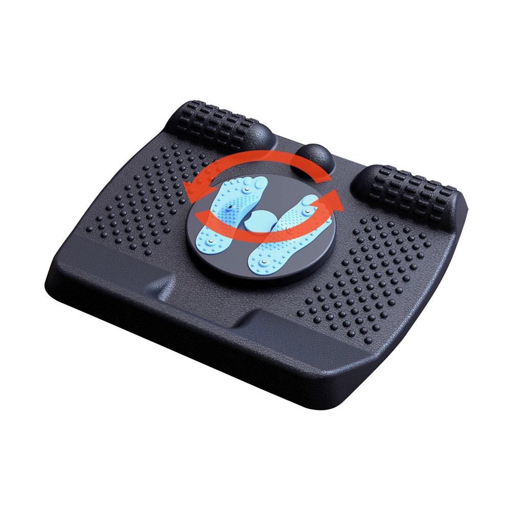 Anti-fatigue mat with twisting disc