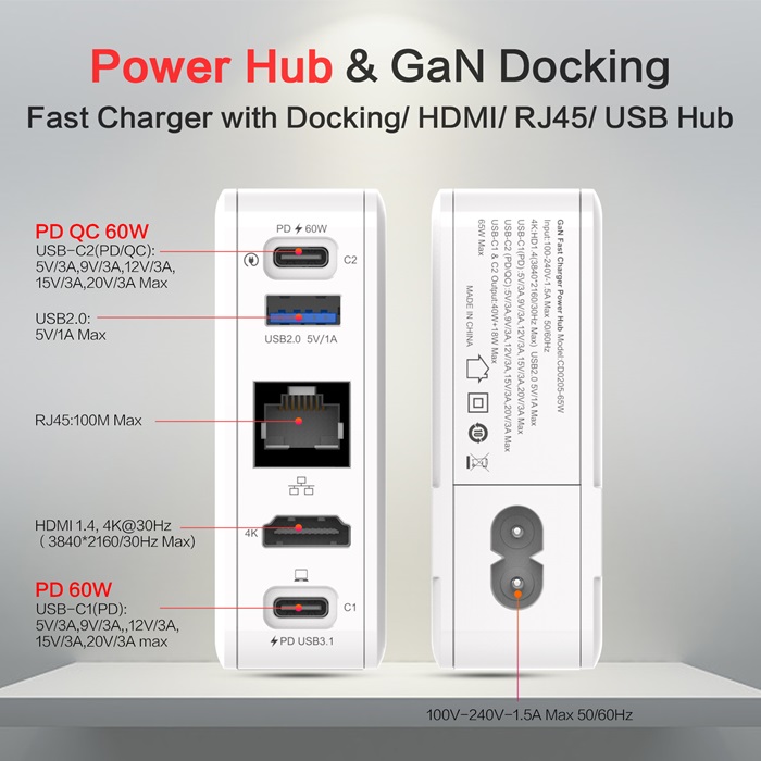 Fast charging Docking Station