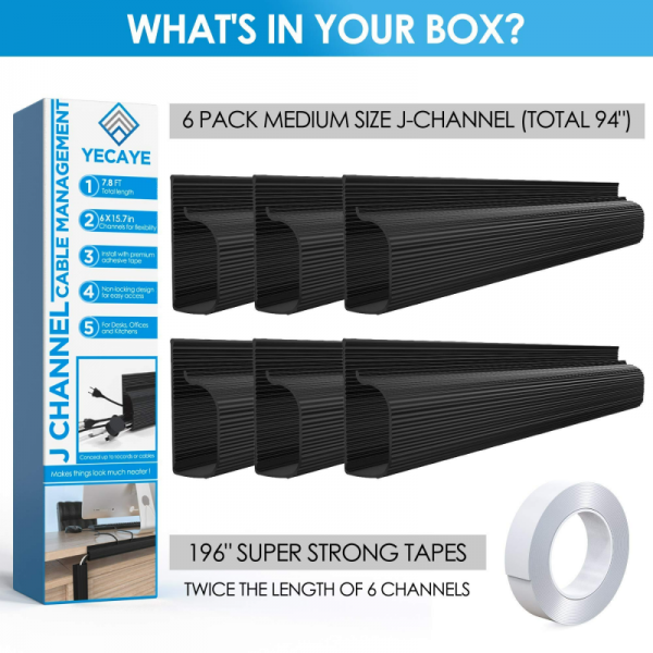 J Channel Cable Raceway